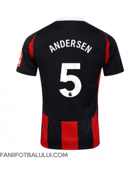 Fulham Joachim Andersen #5 Tricou Fotbal Replică 2024-25 Barbati Deplasare
